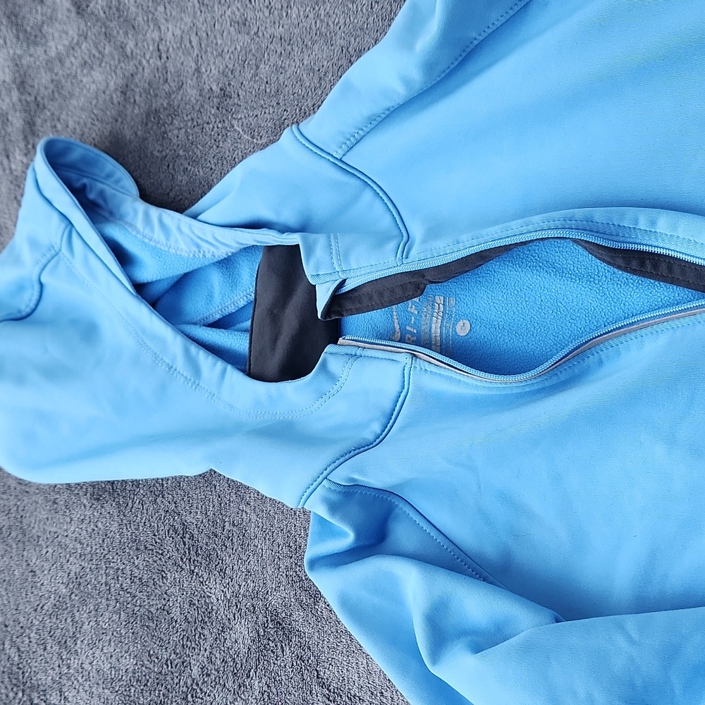 Nike Running Dri Fit hooded top Inside Lined With Fleece.